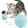 Miniatyrbilde 1 av 6: Interaktiv katteleke, 360° selvdrivende elektrisk ball, katteleke med LED-lys, USB