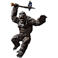 Miniatyrbillede 1 af 6: King Kong Legetøjsfigur - Godzilla vs Kong Samlerobjekt Actionfigur [GPA]