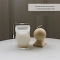 Miniatyrbillede 1 af 6: Lysformer Lys Stearinlys DIY Støbeforme i Silikonform lz22102 creative sphere