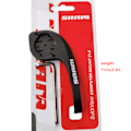 Miniatyrbilde 1 av 5: Garmin Edge sykkelcomputerfeste Stam MTB Vei GPS-holder lang