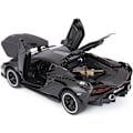 Miniatyrbilde 2 av 5: Lekebil Lambo Sian FKP37 Metallmodellbil med lys og lyd Bak Lekebil for gutter 3+ (Svart)