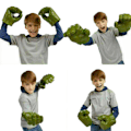 Miniatyrbilde 4 av 4: Avengers Hulk Håndklær Cosplay Lekevarer Par Håndklær Merke