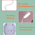 Miniatyrbillede 6 af 7: Sød Rosa Mini Ugle Natlampe, USB Genopladelig, Foldbar til Børneværelse Rosa Rosa Rosa