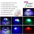 Miniatyrbilde 2 av 5: Flytende LED-bassenglys for badekar, diskotek, dam, svømmebasseng, badeleker, 7 moduser, assorterte farger, batteridrevet