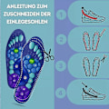 Pikkukuva 3 / 4: Akusoli Magneettiset kengät Akupainanta pohjalliset kivunlievitykseen EU35-47 (30cm)