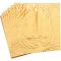 Miniatyrbild 1 av 6: 100 ark guld imitation guld blad för hantverk metall blad konst