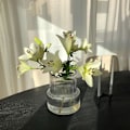 Miniatyrbillede 3 af 5: Klar glasvase, riflet vase, riflet glasvase, blomstervase, moderne vase til borddekorationer, dekorativ vase til stue, spisebord, entré