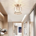 Miniatyrbilde 2 av 8: Liten krystall lysekrone, gull lysekrone moderne LED taklampe hengende...