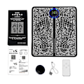 Miniatyrbilde 7 av 11: Elektrisk EMS Fotmassasje Matte Føtter Akupunktur Stimulator Massasje remote control One-size