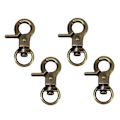 Miniatyrbilde 3 av 5: 1/2/3/5 4 stk sinklegering hummerlås Swivel Trigger Clips Bronse 30mm Bronze 30mm 1Set