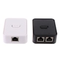 Miniatyrbild 4 av 5: CDQ 2-Port Gigabit Nätverk Switch RJ45 CAT 5/6 LAN HUB Svart