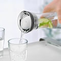 Miniatyrbillede 4 af 5: Vandkaraffel 1,8L Borosilikatglasflaske Basic Vippelåg Lukning