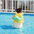 Miniatyrbild 7 av 7: Simväst, Uppblåsbar Pool Floats Simring Gul yellow M