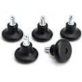Miniatyrbilde 1 av 5: 2” Kontorstolbein, teppehjul, erstatningshjul for fast St...