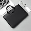 Miniatyrbillede 2 af 5: 14 tommer laptop taske til kvinder (sort), ultratynd laptop taske, arbejdstaske til rejser, laptop t