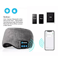 Pikkukuva 5 / 10: Langaton Bluetooth-stereonauhakkuiset kuulokkeet, unimaski, harmaa gray