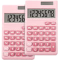 Miniatyrbillede 1 af 5: 2 Stykker Basis Standard Lommeregner Mini Digital Bordregner