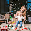 Miniatyrbilde 5 av 5: Julelandsbyhus, LED-belyst vinterjulelandsby