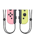 Pikkukuva 2 / 2: Nintendo Switch -ohjain Joycon langaton Bluetooth-peli ohjain kaukosäädin herätystoiminnolla ja kaulanauhalla, tukee kuntorengasta [GP] pink+yellow