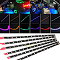 Miniatyrbillede 4 af 5: 24 ST Vandtæt DC 12V Motor LED Strip Undervognslys Til Ca. Hvid White 24pcs