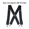 Miniatyrbillede 3 af 11: Sorte Justerbare Seler Mænd Unisex Bukser Elastiske Sch[GP] black oen-size