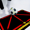 Miniatyrbillede 4 af 5: Fodboldtræningsmåtte, 90 x 60 cm Fodboldmåtte Boldkontrol, Skridsikker Fodboldtræningsmåtte 5