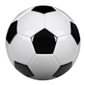 Miniatyrbillede 1 af 5: Størrelse 5 Professionelle Træningsfodbolde PU Læder Sort Hvid Fodbold Fodbolde Mål Hold På