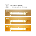 Miniatyrbilde 5 av 5: R7s Halogenlampe 118mm 200w 230v Halogenstav R7s Halogenlampe R7s Dimbar Halogenstav L