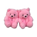 Miniatyrbilde 4 av 5: Kawaii Teddy Bear Plysj Sko Fyllt Myk Bomulls Dyretoffler Deilig for Barn Barn Vinter Innendørs Gulv Sko Julegaver
