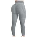 Pikkukuva 1 / 4: Push Up -leggingsit, urheiluleggingsit naisille, fitness, korkea vyötärö, joogahousut, harmaa Grey XXXL