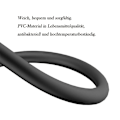 Miniatyrbillede 5 af 5: Bruseslange 2M Sort PVC bruse anti-knæk anti-eksplosion hoved højtryks t...