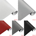 Pikkukuva 4 / 5: 3D hiilikuitu matta vinyylikalvo autoteippi Wrap Roll Sticker De Grey Grey 127*30cm