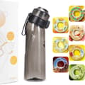 Flavored Water Bottle with 7 Scent Pods, 650ml Gradient Blue Air Water Up Cup, Camping Spo[GPA] Gradient Blue