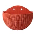 Tegelröd Hängande Väggkruka Halvcirkel Design Inomhus Utomhus large size Brick red