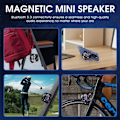 Miniatyrbild 3 av 5: Ny magnetisk Bluetooth-högtalare, storsäljare inom gränsöverskridande e-handel, privat modell, trådlös utomhus, hög volym