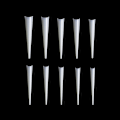 Miniatyrbillede 1 af 5: Lange Stiletto Negletips Akryl Negle Kunstige Halve Falske Flake Negletips