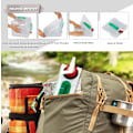 Miniatyrbillede 6 af 7: Foldbar Vandbeholder Vandkander 20L Vandopbevaringskub Foldbar Vandpose, BPA-fri gennemsigtig Plast Vandopbevaringskande med Hane 20L