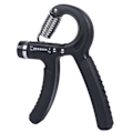 Miniatyrbild 1 av 9: Justerbar Handgreppsstyrketränare 5-60kg Hand Grip Grepptränare svart black