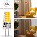 Miniatyrbilde 2 av 4: G4 LED-pære, 2W tilsvarende 20W varmhvit 3000K 220LM 10 stk