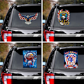 Pikkukuva 2 / 10: Autotarra Hawk Truck USA Eagle Flag -tarra konepeltitarrat Heijastava teippi Itseliimautuva B 0.03