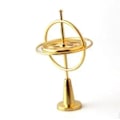 Miniatyrbillede 5 af 5: 2-pak Metal Anti-Gravity Gyroskop Legetøj, Farverig Præcisions Snurretop til Børn, Julepædagogisk Gave (Guld)