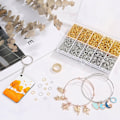 Miniatyrbild 6 av 6: DIY Smyckestillbehör 4600 Öppningsbara och Stängda Ringar för Smyckestillverkning Silver