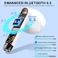 Pikkukuva 2 / 5: Bluetooth 5.3 -kuulokkeet, urheilu Bluetooth -kuulokkeet HD-mikrofonilla ja stereolla, langattomat in-ear mini langattomat kuulokkeet IP7 vedenpitävät, valkoinen