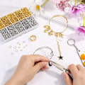 Miniatyrbillede 5 af 6: DIY smykketilbehør 4600 springringe lukkede ringe åbne ringe ringe smykketilbehør Gold