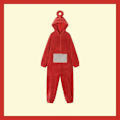 Pikkukuva 2 / 5: Unisex Teletapit Asut Disi Onesie Lala Cosplay Pyjamat Aikuisten Pyjamat Eläin Yöasut Haalari Punainen[GP] Red M