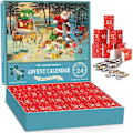 Miniatyrbild 1 av 5: 2023 Adventskalender Pussel 1008 Bitar, Färgglatt Skicklighetsspel för Hela Familjen, Vuxenpussel från 8-14 År Julkalender