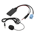 Miniatyrbillede 6 af 8: Bluetooth 5.0 AUX IN-kabel 3,5 mm stik ISO 8Pin 7 607 897 093 Håndfri mikrofonerstatning til Bora til Blaupunkt 0.1