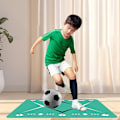Miniatyrbillede 3 af 5: Fodboldtræningsmåtte, 90 x 60 cm lydløs måtte til træning, skridsikker driblingstræningsmåtte – fodbold agility træningsgulvmåtte til fodboldkærlighed 2