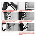 Miniatyrbilde 9 av 10: 4 stk. elastiske snorer for lenestol/recliner