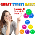 Miniatyrbild 4 av 6: 10-pack Stressbollar med Färgglada Vattenpärlor
